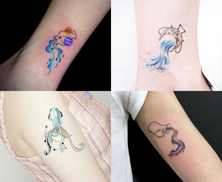 50 mẫu hình xăm cung bảo bình đẹp ngất ngây  Tadashi Tatto